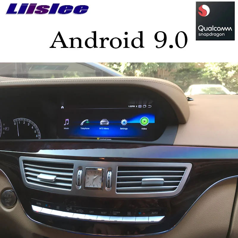 Для Mercedes Benz S W221 S280 S300 S350 2006 ~ 2013 NTG Liislee автомобильный мультимедийный плеер NAVI CarPlay