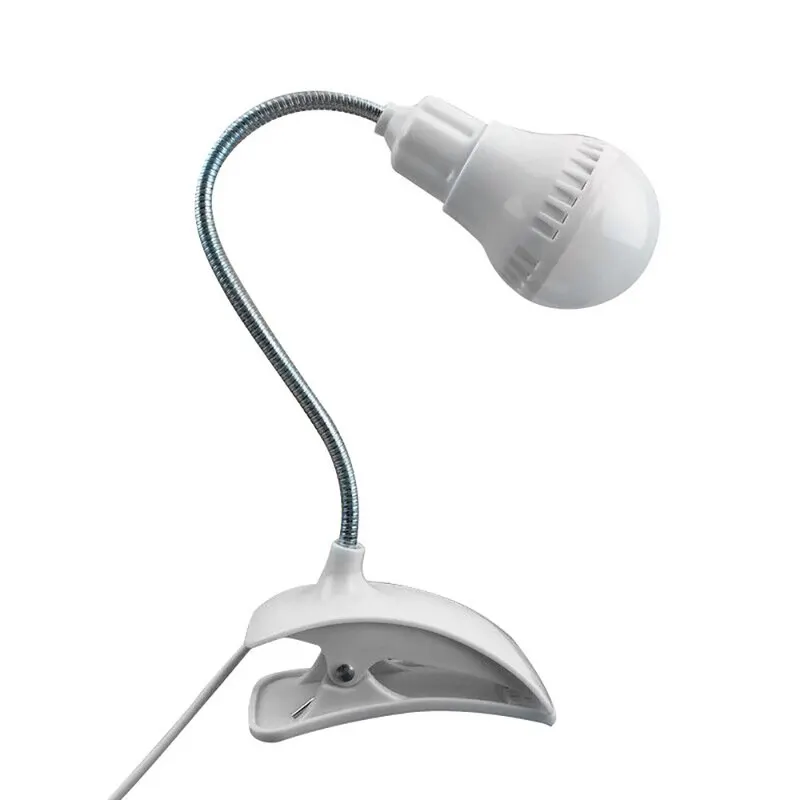 Светодиодные настольные лампы гибкая USB клиппер клип защита глаз книга свет прикроватная Студенческая кровать портативный свет для чтения