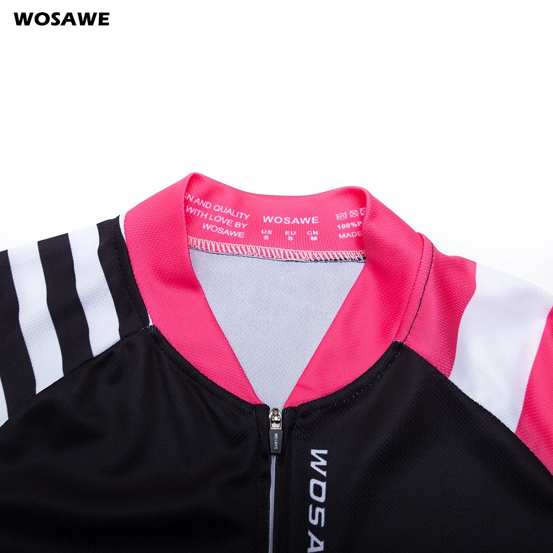 WOSAWE Женская велосипедная майка с длинным рукавом для езды на велосипеде молнии