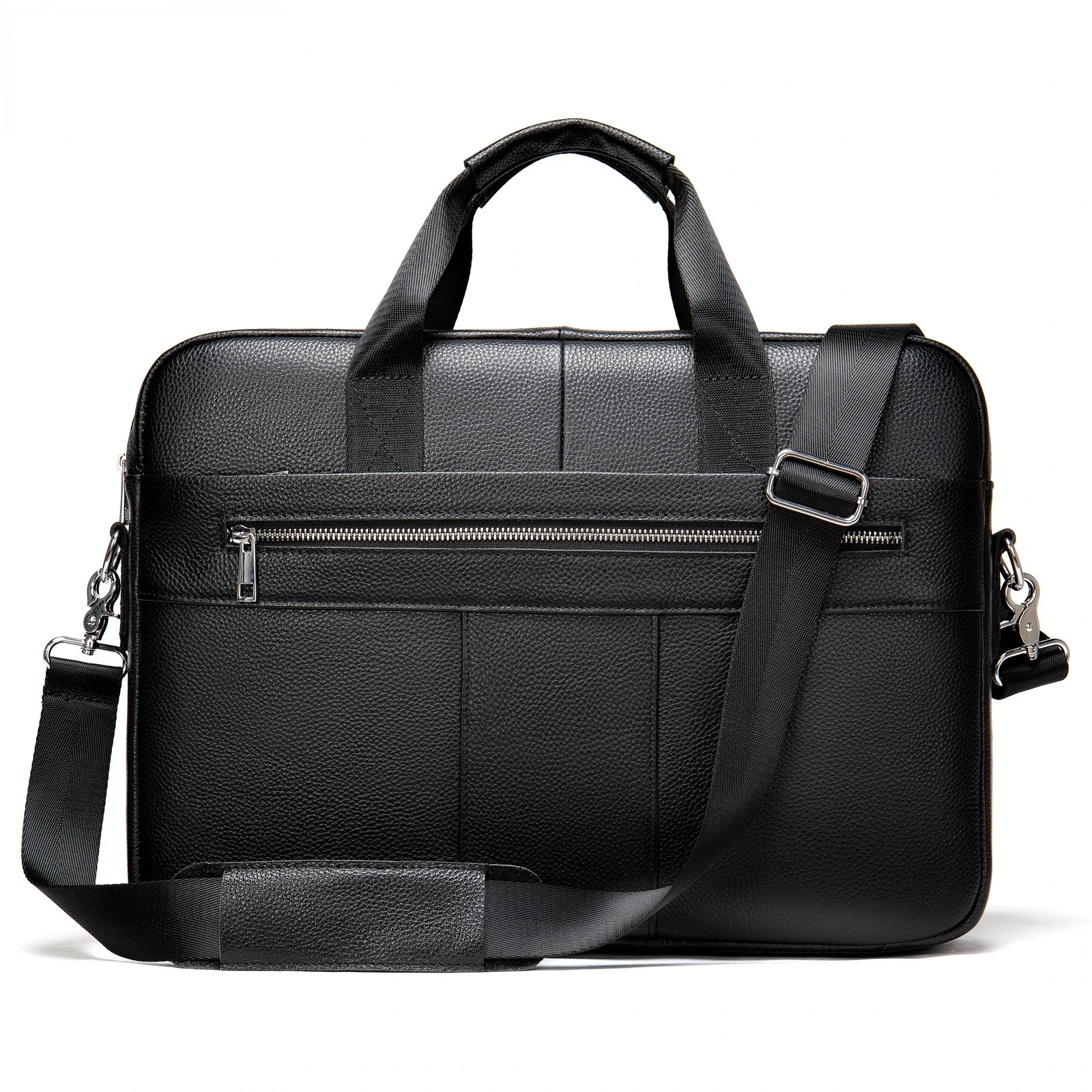 

Men's Briefcase Genuine Leather Man Tote Laptop Bag Business Handbags Shoulder Bag for Document 2021 New Large Office Portable