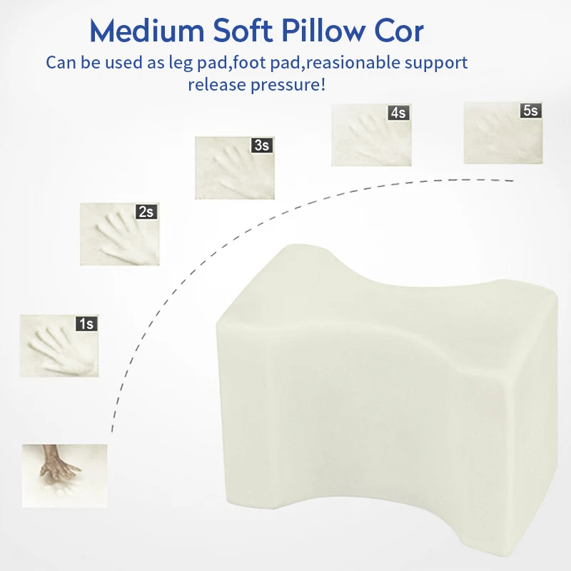 Ортопедическая подушка для ног коленей из вспененной материи с эффектом пямяти