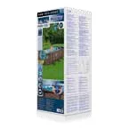 56714 Bestway 4.27x2.5x 1m мощность Стальной Овальный плавать Vista рама бассейн 14'x8ɲ &quotx39