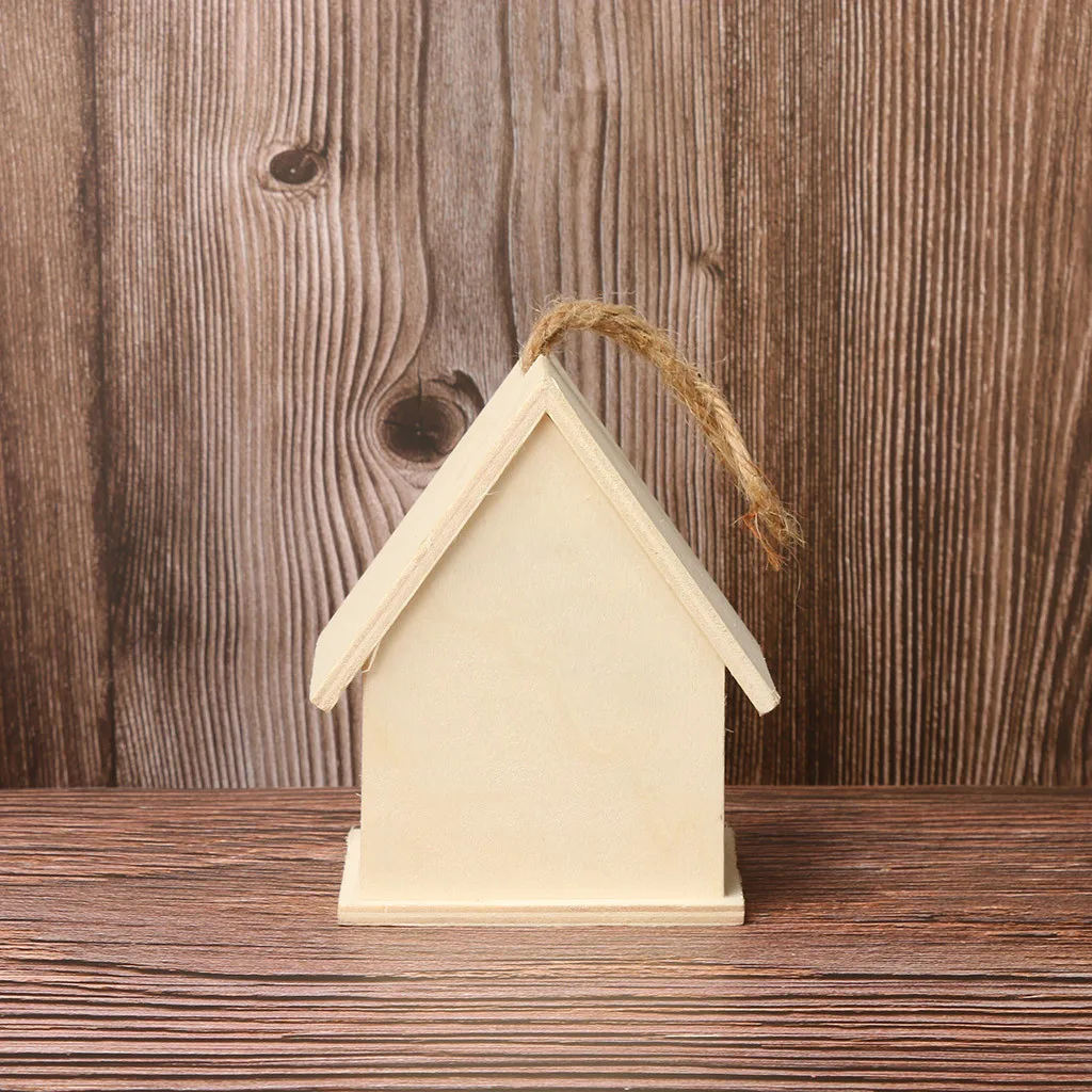 Nest Dox House Bird Box Wooden Cage Home Yard Decoration Birds Egg Container Breeding | Дом и сад