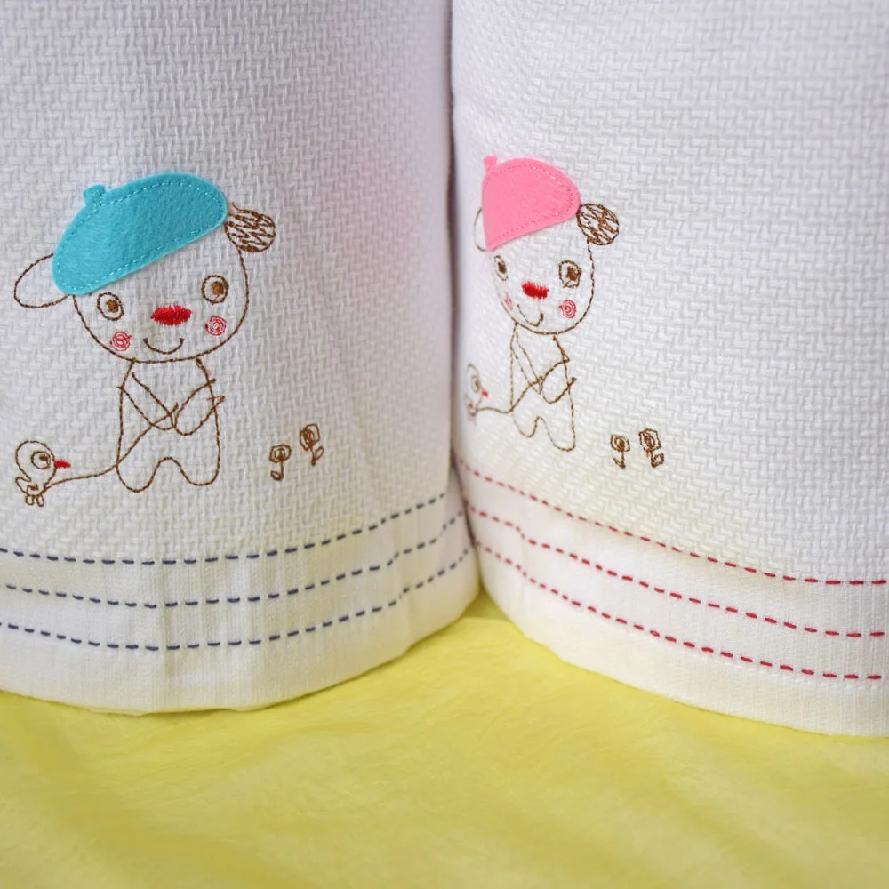 5 комплектов из 100% хлопка газовое банное полотенце мягкое и Впитывающее белое для