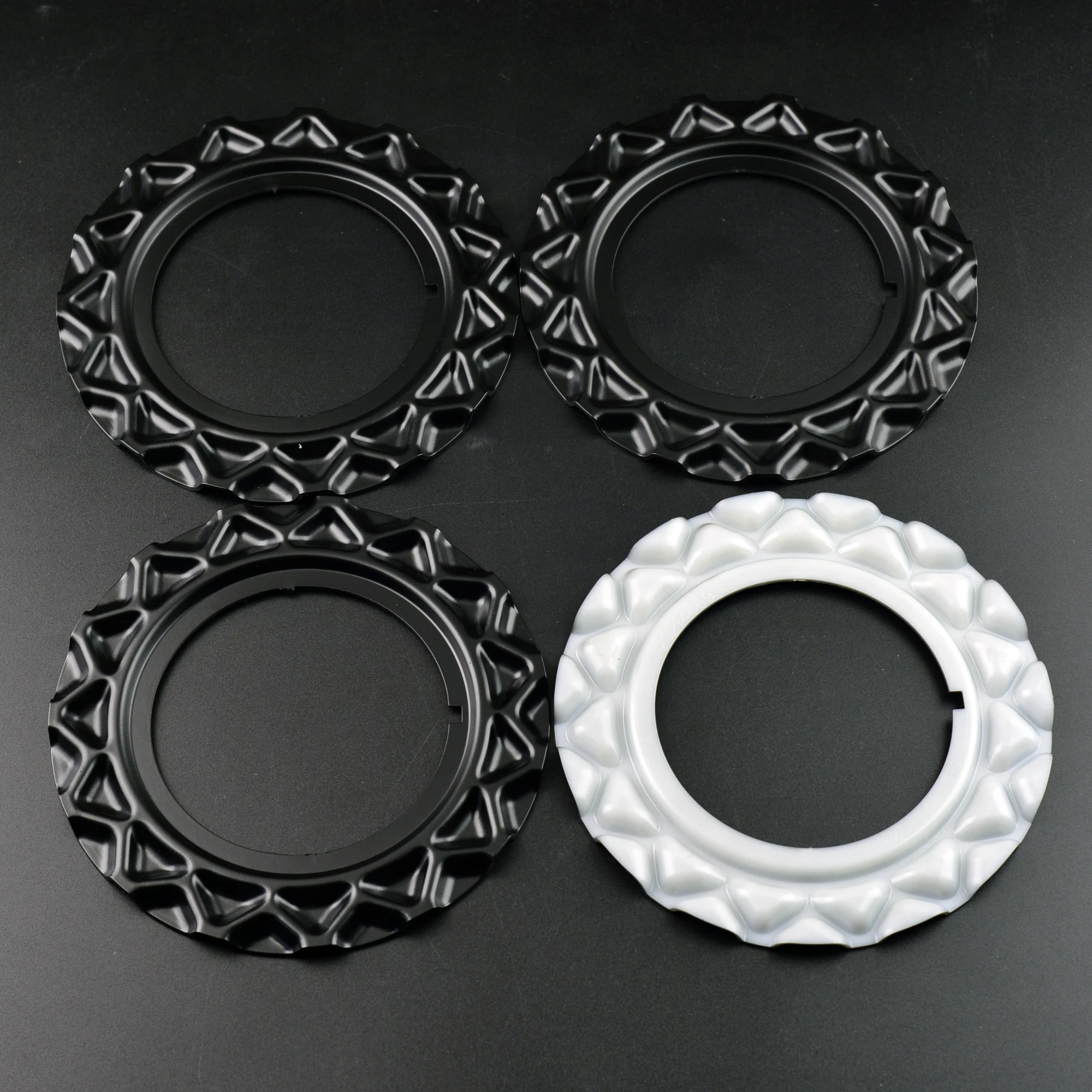 4 шт. 151 мм матовый черный ступицы колеса для колпаков на кольцо крышки домашние