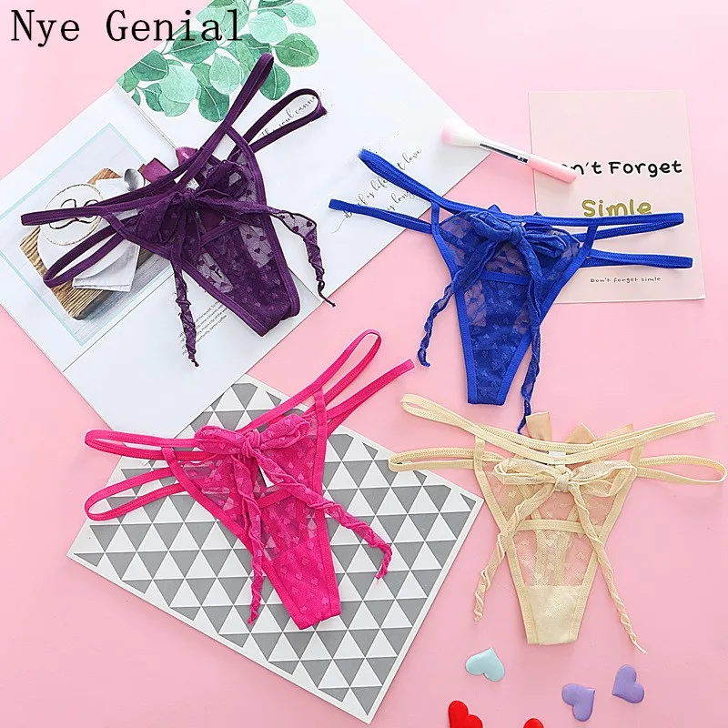 

Panties Sexy Underwear Women Low Waist Intimates Lingerie Female Briefs Panty Transparent Women's Thong Lace Panties Stringi