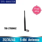 5dBi 700-2700 МГц GSM 3G 4 аппарат не привязан к оператору сотовой связи мобильный телефон антенной телефонного сигнала N Тип разъем всенаправленная антенна для усилитель сигнала