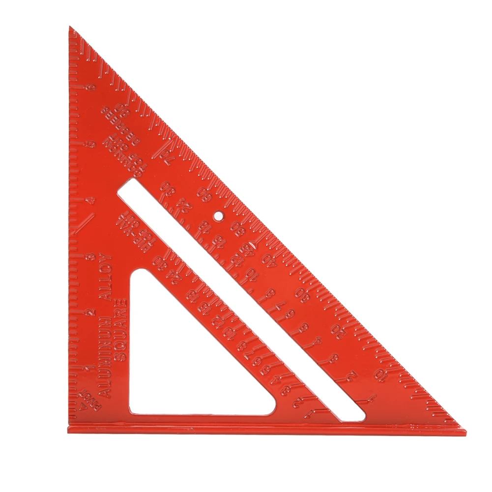 

Angle Protractor Ruler Triangular Ruler Woodworking Try Square Triangle 7 inch Lightweight Parts Gauging Survey