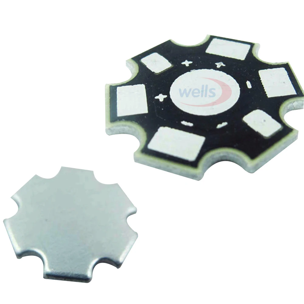 500 шт. алюминиевая основа высокой мощности для радиасветодиодный 20 мм 1 Вт 3 5