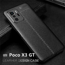 For Cover Xiaomi Poco X3 GT Case For Poco X3 GT Capas Coque Phone Shockproof Bumper TPU Soft Leather For Fundas Poco X3 GT Cover