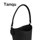 Женская сумка TANQU, с круглой кожаной ручкой, с D-образной пряжкой, 1 шт.