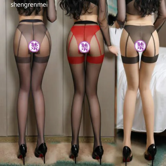 Shengrenmei 2019 новые сексуальные колготки с вырезами женские подвязками Колготки
