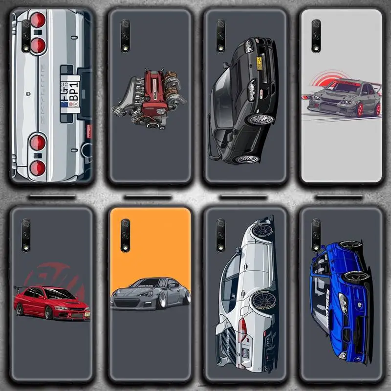 

Drift Cars Auto Racing Phone Case For Huawei Nova 6se 7 7pro 7se honor 7A 8A 7C 9C Play