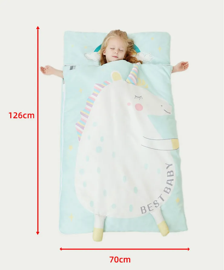 

0-2 years 120*70 cm sleepsack baby girl sleeping gowns sleep sack swaddle fall winter thickened kick-proof cotton sleeping bag