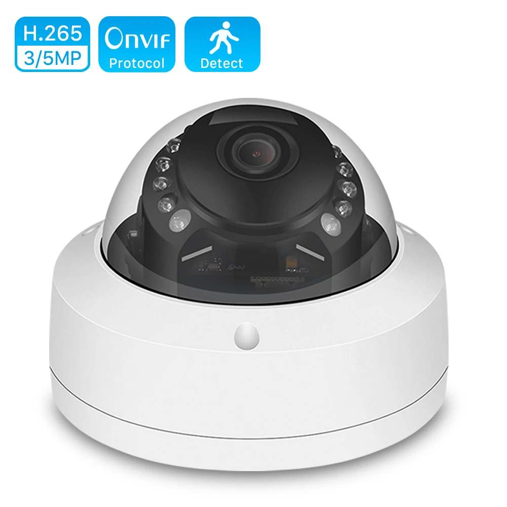 5MP 3MP 2MP IP камера PoE 48V 5MP 2560*1920 металлическая Антивандальная 20 M камера ночного видения домашняя камера безопасности электронная почта сигнализация купольная камера IP