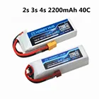 7,4 В 11,1 В 14,8 в 2200 мАч 3s аккумулятор для радиоуправляемых автомобилей, самолетов, квадрокоптеров, запасные части, 2s 4s, литий-полимерная батарея XT60JSTT Plug, 1 шт.