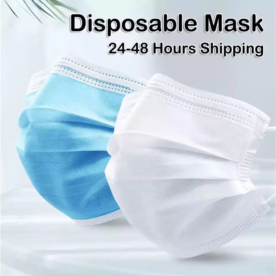 

1-200 шт маска одноразовая Nonwove 3 Слои слоев фильтр маска для губ маска для лица фильтр Безопасный Дышащий защитные маски для лица