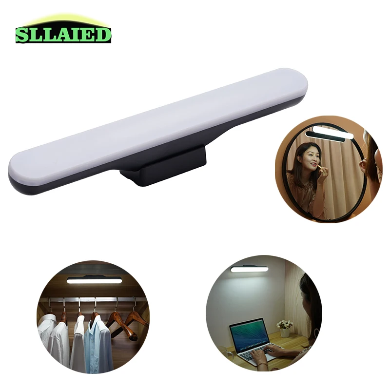 

Mirror Lamp Bathroom Decorative Led Light 3W Dressing Table Magnetic Base 600mA Rechargeable Battery Makeup Mirrors Lamp