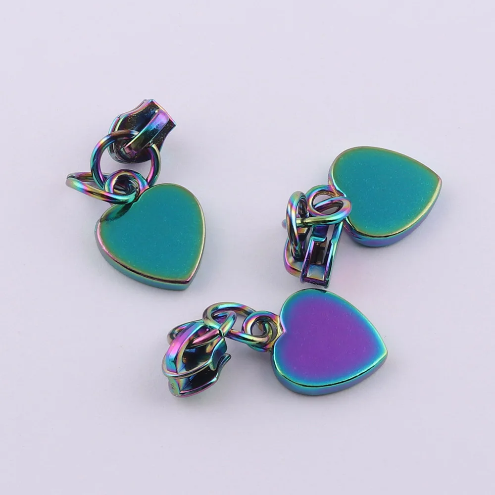 Головка для застёжки-молнии Размеры 3 # Радуга пулер застежки-молнии молния с