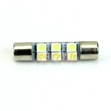 1 шт. белые светодиодные лампы 3528 T6 6 SMD для автомобиля