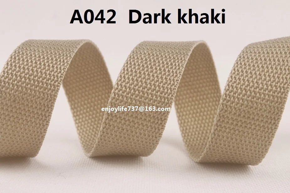 20/25/32/38/50 мм широкий pp лямки лента ремешок babypink хаки цвет морской волны темно цвета: красный и коричневый фиолетовый, серый, фиолетовый, пик зеленый части пояса - Цвет: A42 Dark khaki