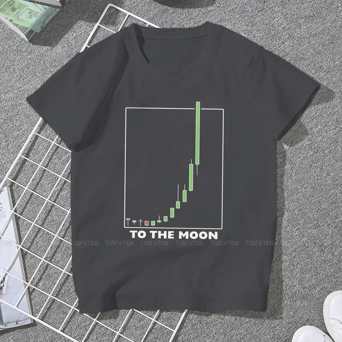 

To The Moon Version Sweet Girls Women T-Shirt Wallstreetbets 5XL Blusas Harajuku Casual Short Sleeve Vintage Oversized Tops