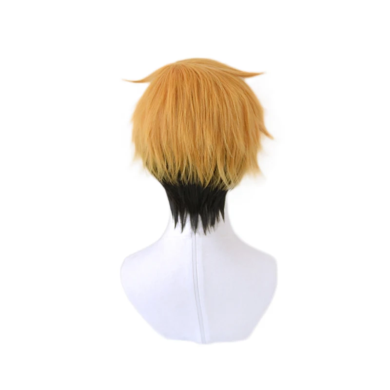Haikyuu!! Miya Atsumu Wigs Short Heat Resistant Synthetic Hair Osamu Cosplay Wig + Cap | Тематическая одежда и униформа