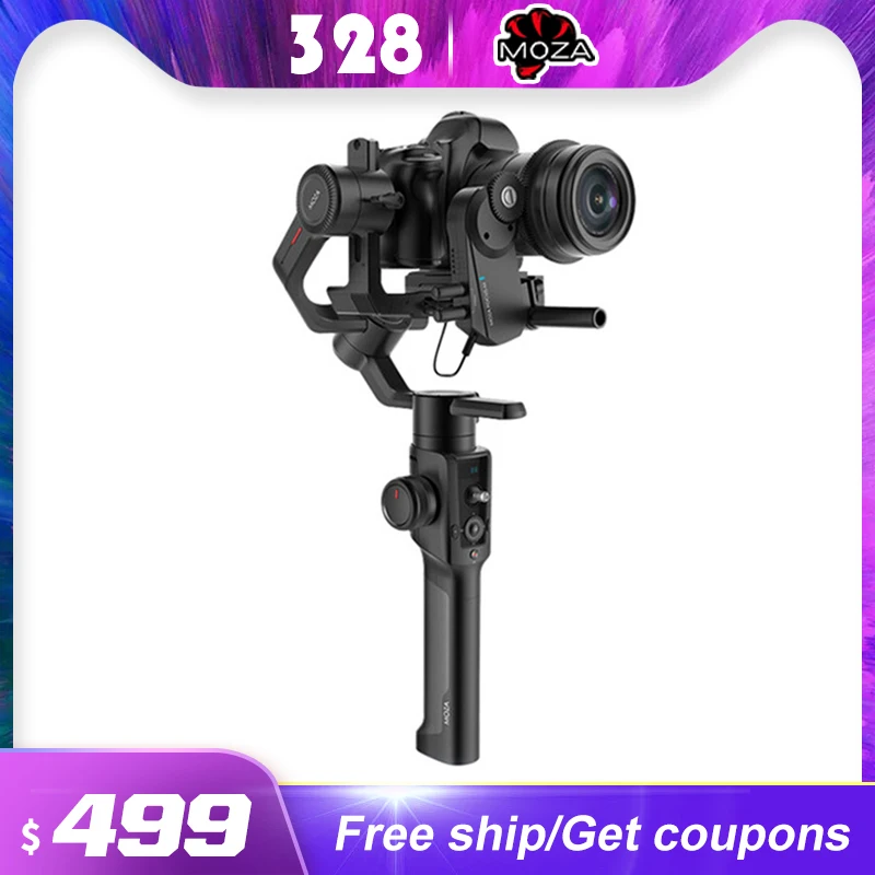 Ручной Стабилизатор Moza Air 2 3 осевой камеры для DSLR Canon 5D2/3/4 сервопривод Follow Focus AIR2 pk