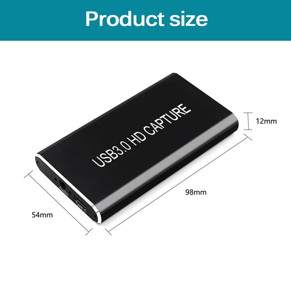 Коробка для захвата видео HD карта преобразователь HDMI выход прямой трансляции не