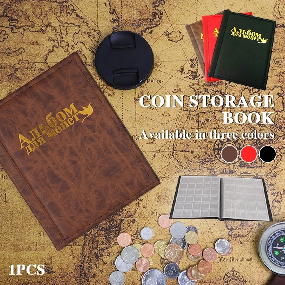 1PCS New Flying Pigeon Style Portable Coin Album 10 Pages Fit 250 Units Collection Book Russian Language Pocket | Дом и сад