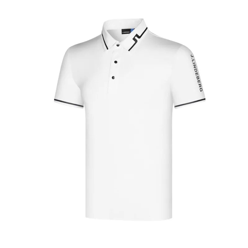 

Spring Summer New Men Short Sleeved Golf T Shirt Clothes Outdoor Casual Shirt Comfortable and Breathable Quick Drying
