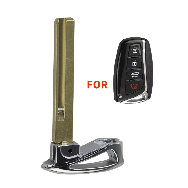 A Blade OkeyTech 4 кнопки авто ключ оболочки Fob для hyundai Genesis 2013- Santa Fe Equus Azera сменный Футляр для ключей удаленный чехол - Цвет: A Blade