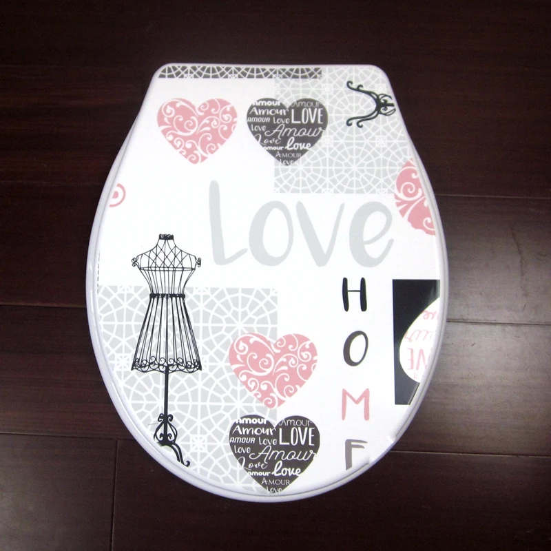 Крышка для унитаза стандартное закрытие 2019 высокое качество цветной чехол