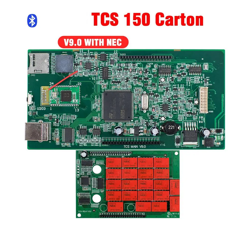 Type 8 Двойной зеленый pcb Bluetooth, протокол CDP TCS PRO с. r1 keygen программное обеспечение автомобиля грузовик диагностический инструмент multidiag pro Лидер продаж - Цвет: Type 8