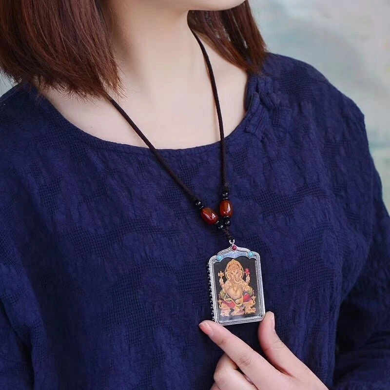 Азия Индия греко буддийские карманные Путешествия эффективный bless талисман