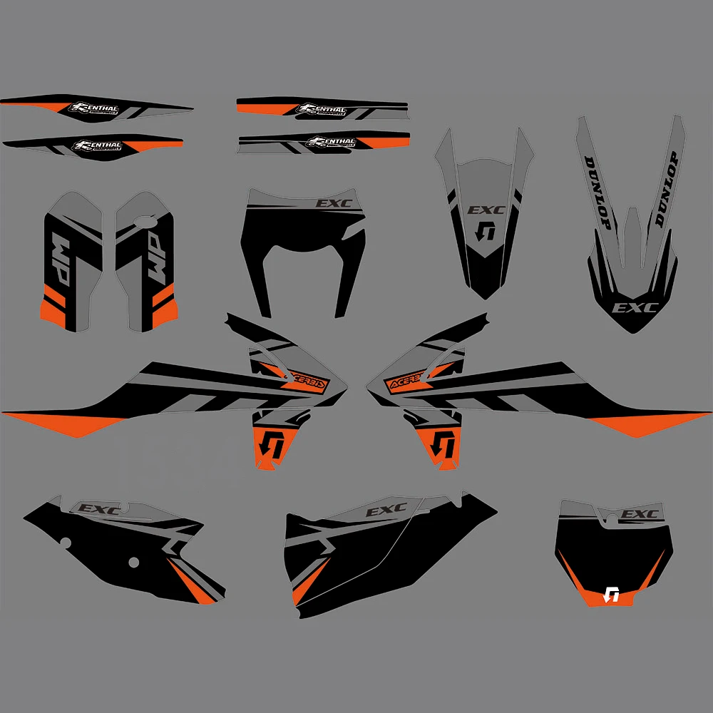 

Stickers 3M Fairing Decal for KTM 250 350 450 EXC EXCF XCW 2017 2018 2019 SX SXF XC XCF 2016 2017 2018 EXC-F SX-F XC-F