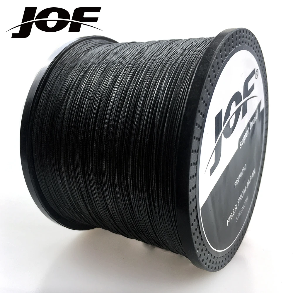 JOF 1000 м рыболовные лески PE оплетка 8 нитей 22LBS до 78LB мультифиламентная леска