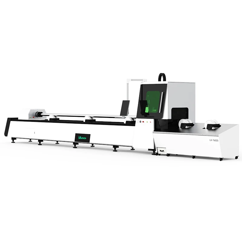 Round or square tube cutting fiber laser machine with the rotary for Tube size 6m 6020 |