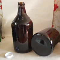 high quality 2l laboratory reagent bottle sealed jar brown california bottle glass bottle with handle