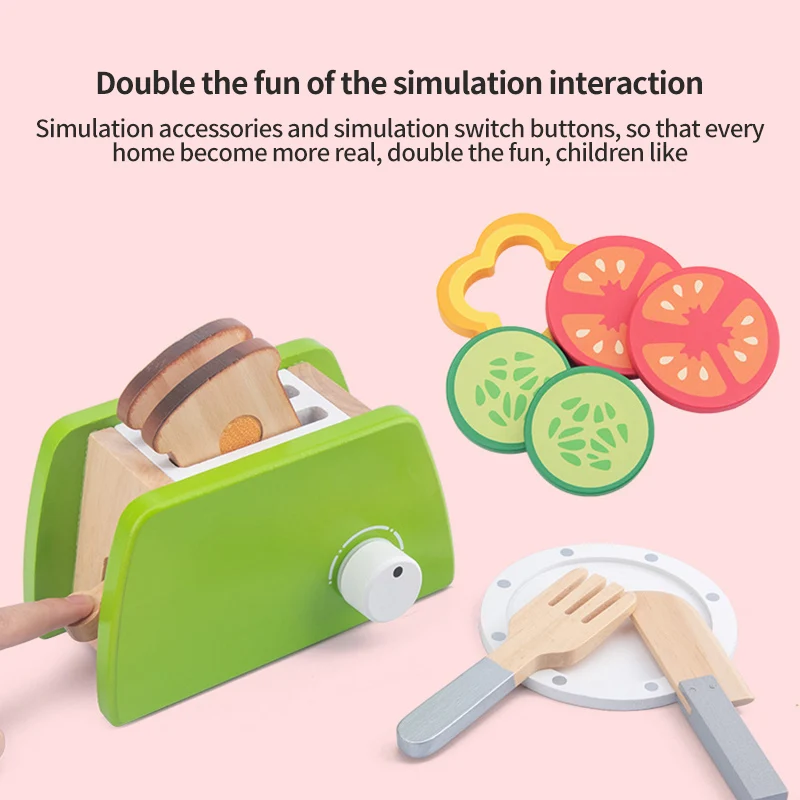 

DIY Wooden Kitchen Toy Pretend Play Simulation Model Set Cutting Fruit Vegetable Educational Toys Gift For Children Kids Girls