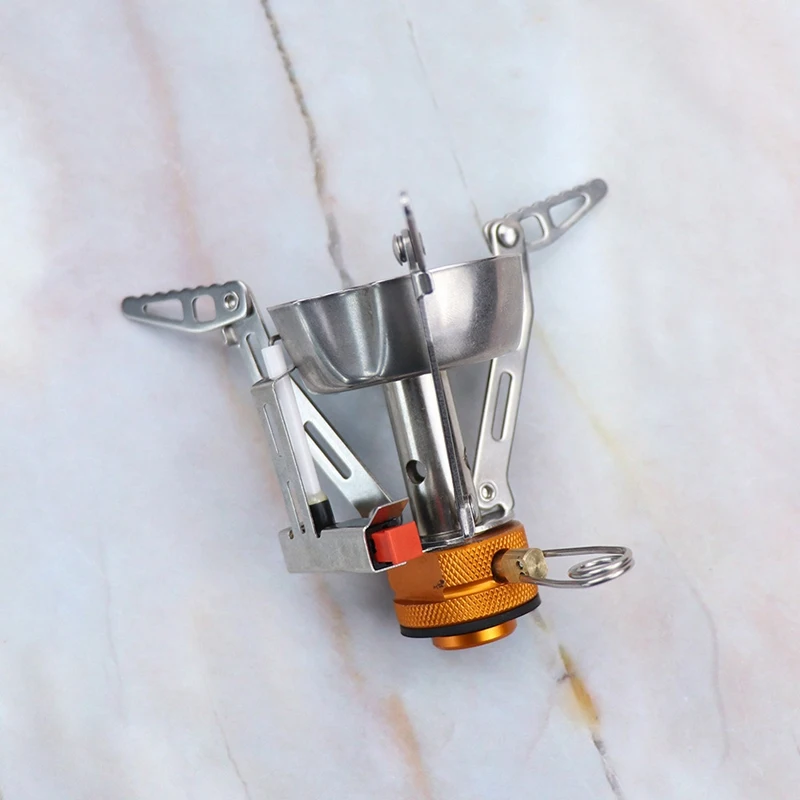 Camping Gas Stove Portable Mini Ignition Adjustable Valve For Outdoor Backpacking Hiking Cooking | Спорт и развлечения