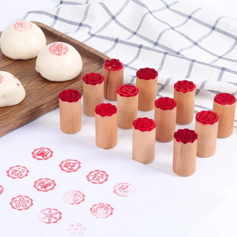 

ZL Traditional Chinese Moon Cake Mold Wood Dessert Seal Stamp DIY Pastry Cake Cookie Molds