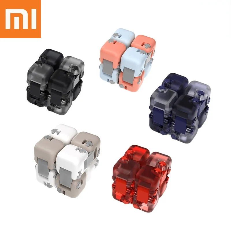 Xiaomi Mijia Mitu Spinner Colorful Building Blocks Finger Fidget Decompression Toy Puzzle Assembling Cube Finger Spinner Toys