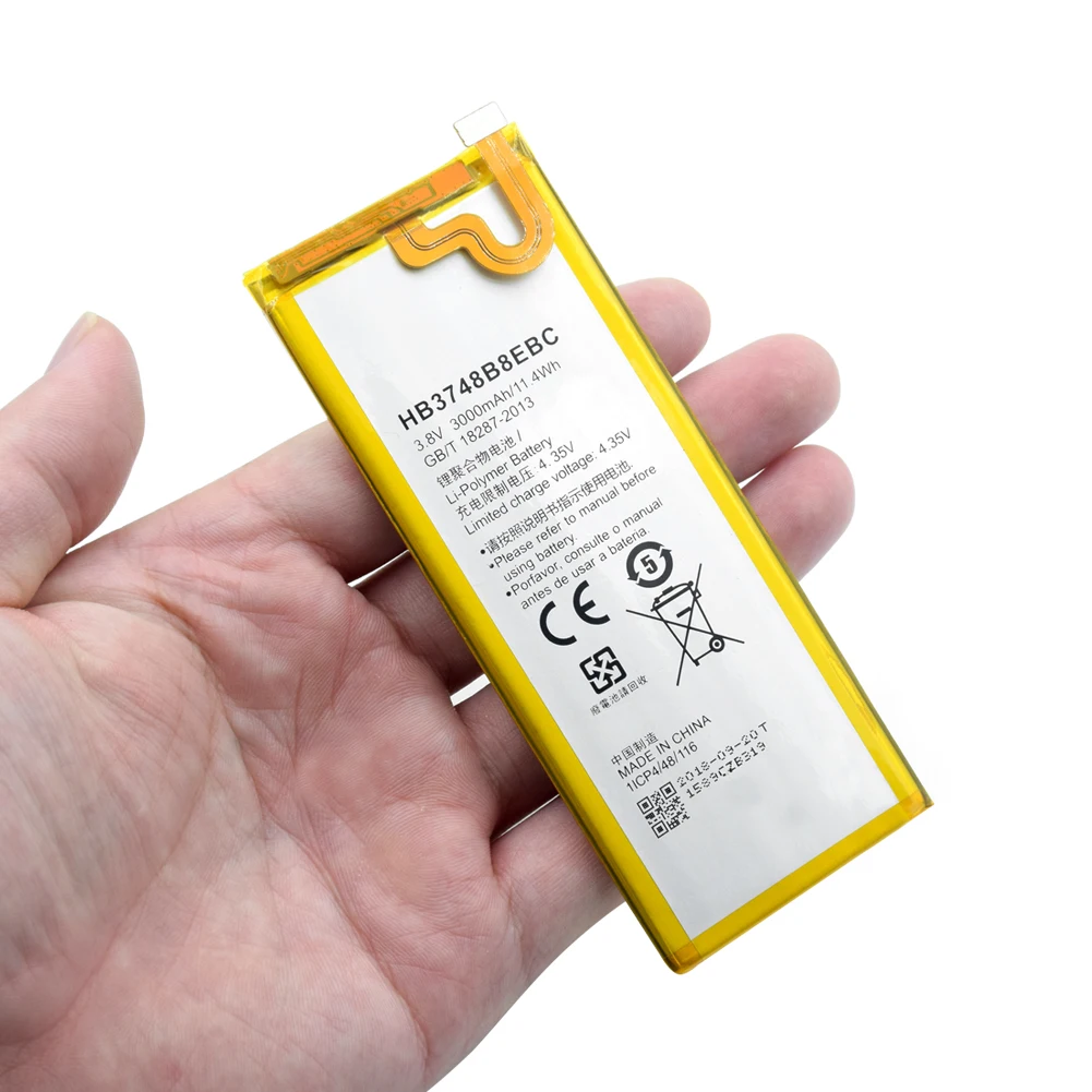 3000 мАч HB3748B8EBC литий полимерный аккумулятор для Huawei Ascend C199 C199S G7 мобильный телефон