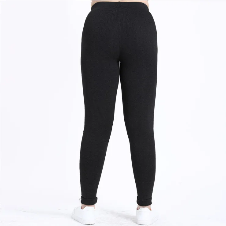 10XL Plus Size Casual Korean Women Pants 2020 New Elastic High Waist Slim Black Bandage Female Office Wear Pencil HJ814 | Женская одежда