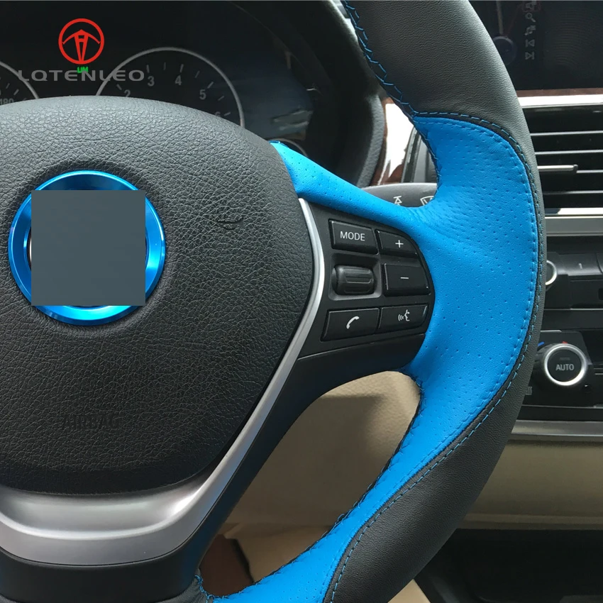Задняя панель LQTENLEO для BMW 3 Series F30 F31 F34 318i 320i 320d 328i 330i 330e 330d 335i 340i|car steering wheel cover|steering