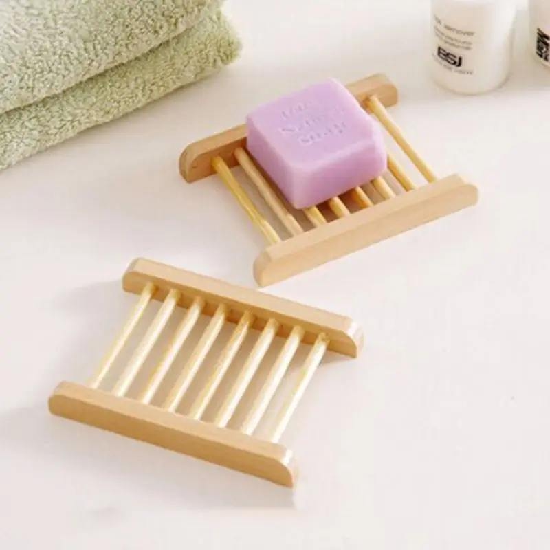 Держатель для мыла органайзер хранения натуральное деревянное мыло тарелка