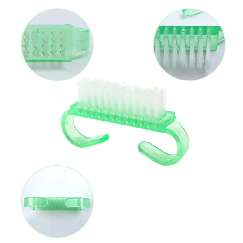 

1pcs Plastic Manicure Pedicure Brush Nail Cleaning Tools Soft Remove Dust Makeup Brushes Nail Care Accessories