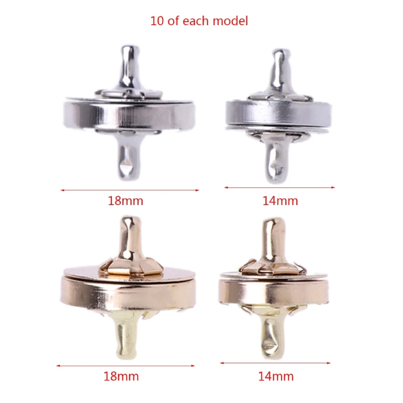 2020 Новый 10 набор магнитных застежек застежки кнопки Сумочка Кошелек ремесло 14/18
