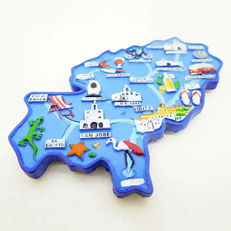 Испания Ибица Средиземноморский магнит на холодильник Европа Путешествия